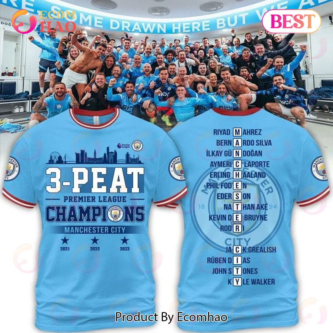 Manchester City The Citizens 3D Shirt