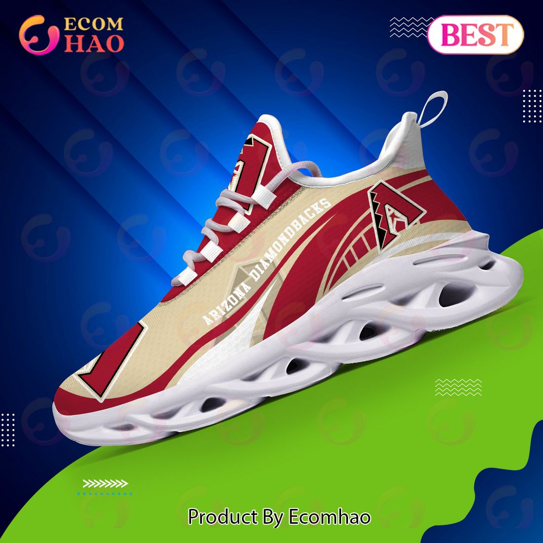 Arizona Diamondbacks MLB Sneaker New Trending 2023 Summer Maxsoul Shoes