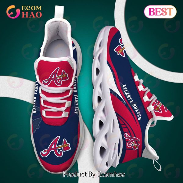 Atlanta Braves MLB Sneaker New Trending 2023 Summer Maxsoul Shoes