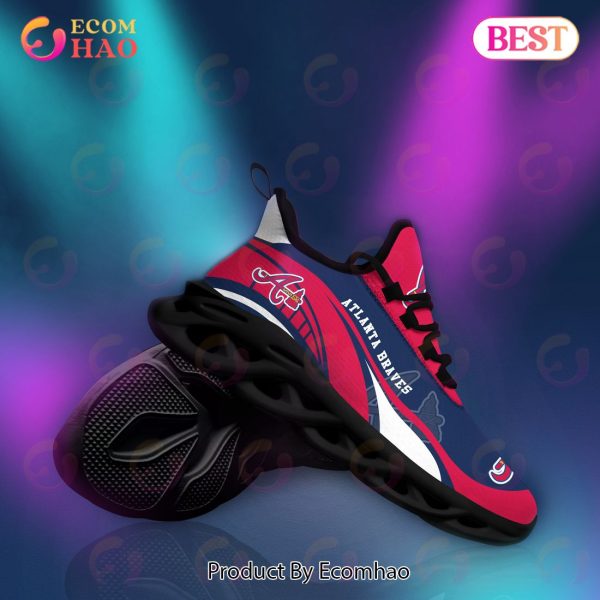 Atlanta Braves MLB Sneaker New Trending 2023 Summer Maxsoul Shoes