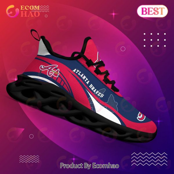 Atlanta Braves MLB Sneaker New Trending 2023 Summer Maxsoul Shoes
