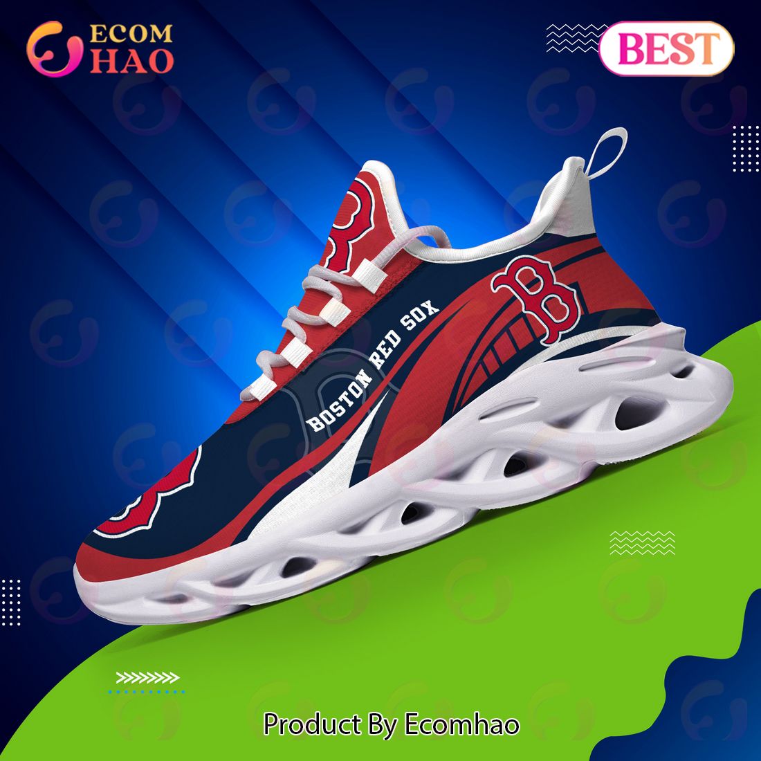 Boston Red Sox MLB Sneaker New Trending 2023 Summer Maxsoul Shoes