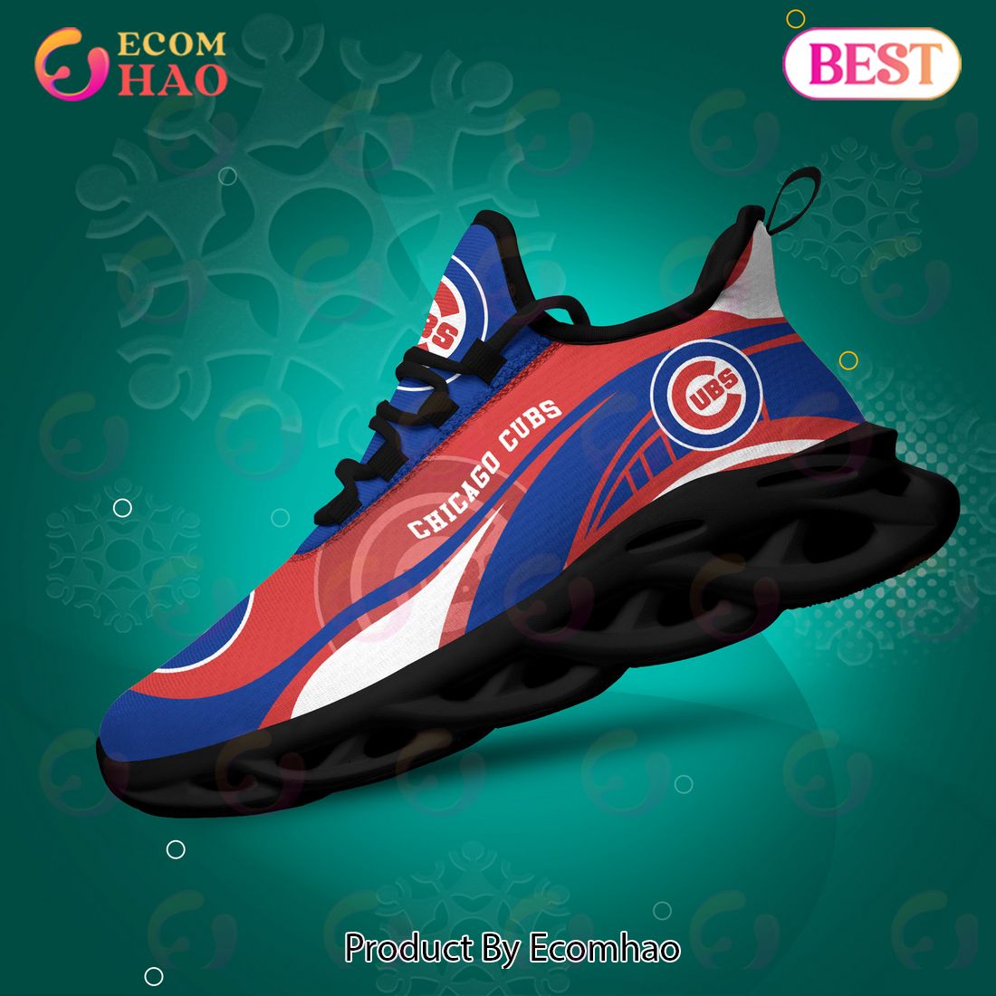 Chicago Cubs Casual 3D Max Soul Shoes Running Shoes For Men And Women