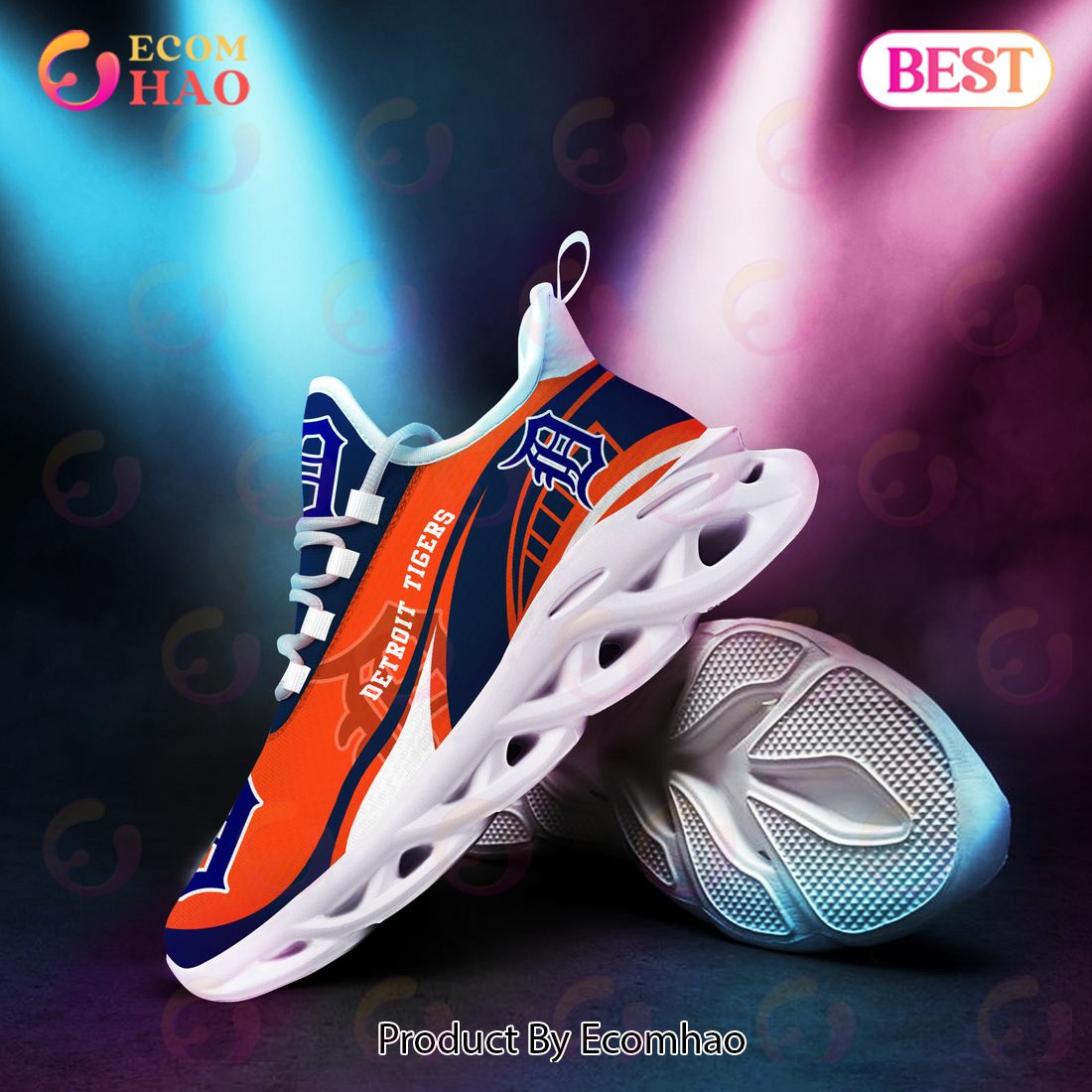 Detroit Tigers MLB Sneaker New Trending 2023 Summer Maxsoul Shoes