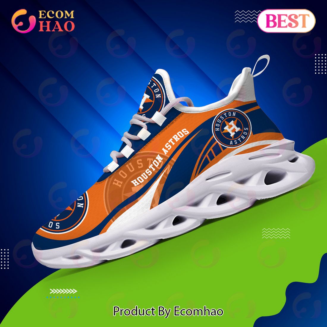 Houston Astros MLB Sneaker New Trending 2023 Summer Maxsoul Shoes