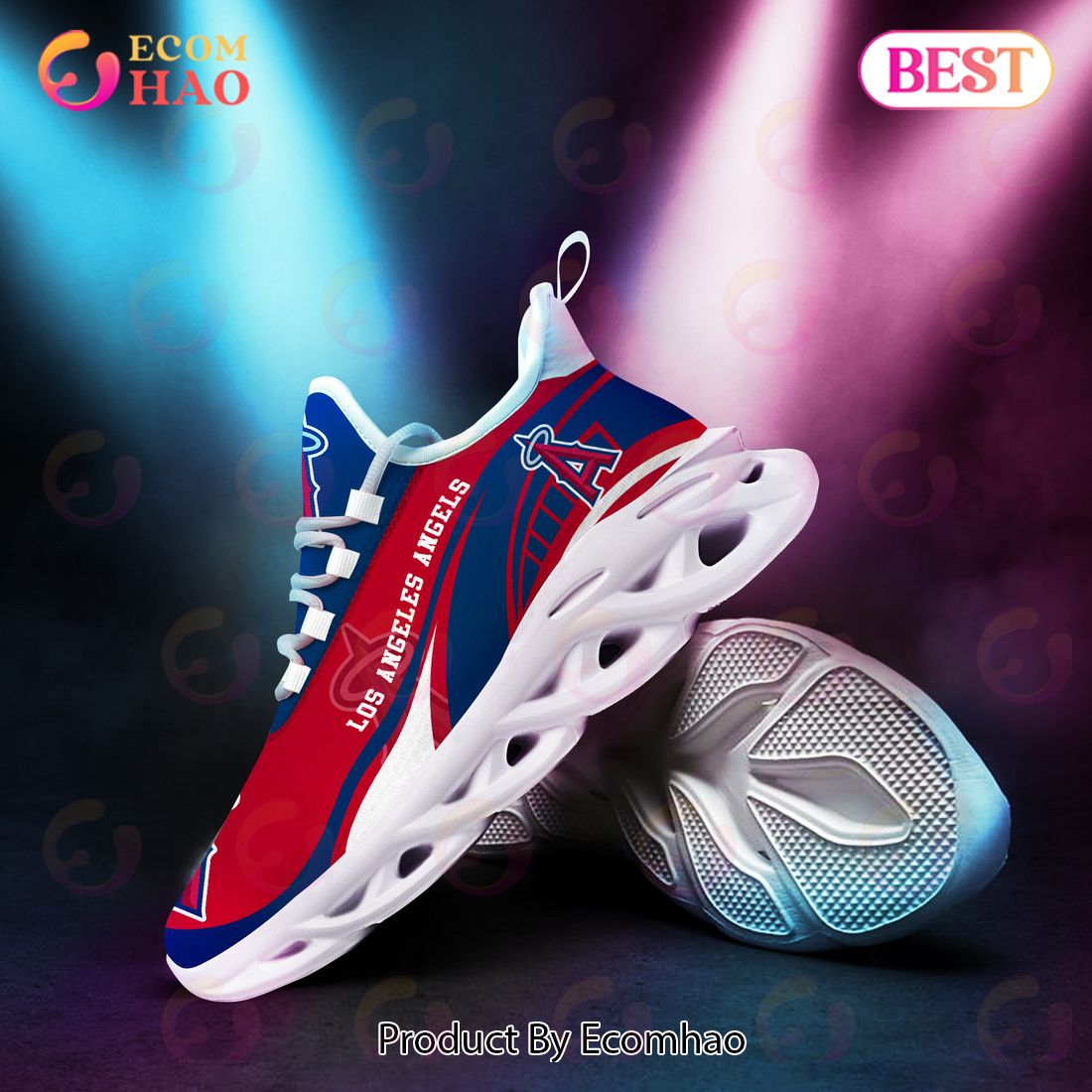 Los Angeles Angels MLB Sneaker New Trending 2023 Summer Maxsoul Shoes