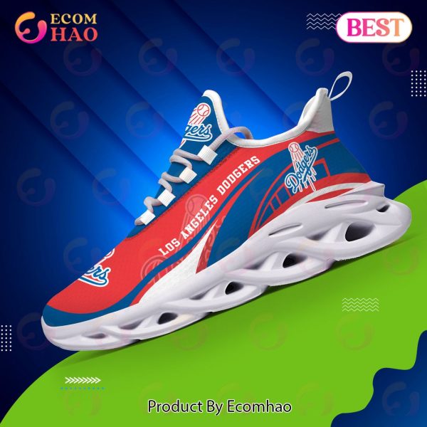 Los Angeles Dodgers MLB Sneaker New Trending 2023 Summer Maxsoul Shoes