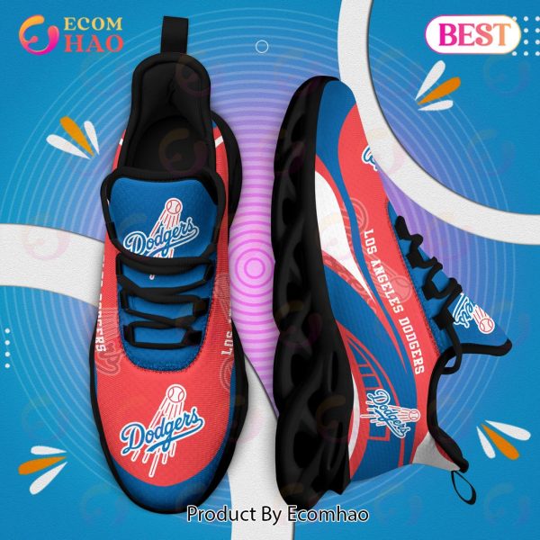 Los Angeles Dodgers MLB Sneaker New Trending 2023 Summer Maxsoul Shoes