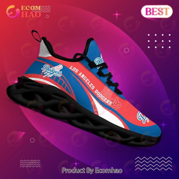 Los Angeles Dodgers MLB Sneaker New Trending 2023 Summer Maxsoul Shoes