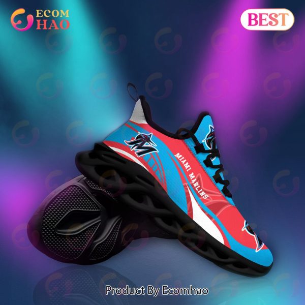 Miami Marlins MLB Sneaker New Trending 2023 Summer Maxsoul Shoes