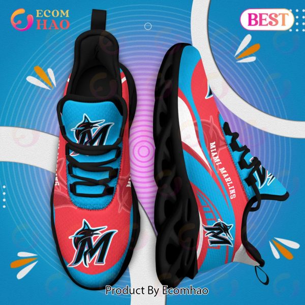 Miami Marlins MLB Sneaker New Trending 2023 Summer Maxsoul Shoes