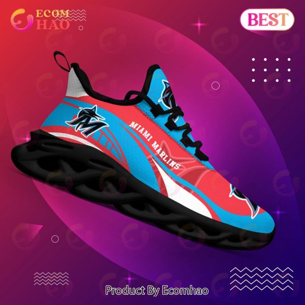 Miami Marlins MLB Sneaker New Trending 2023 Summer Maxsoul Shoes
