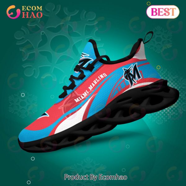 Miami Marlins MLB Sneaker New Trending 2023 Summer Maxsoul Shoes