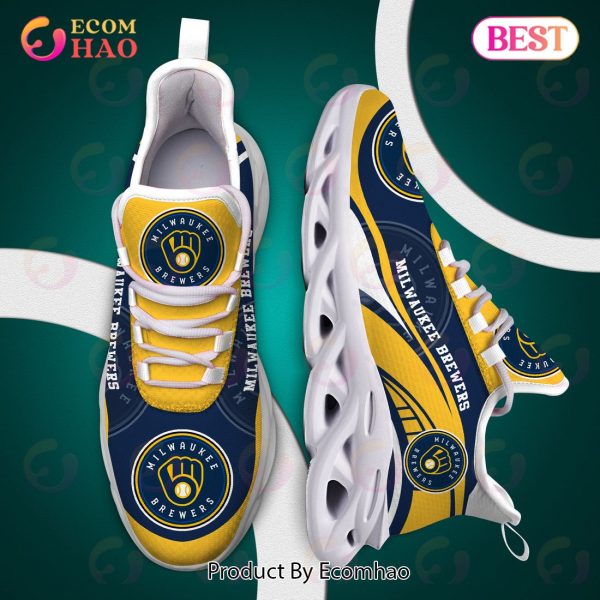 Milwaukee Brewers MLB Sneaker New Trending 2023 Summer Maxsoul Shoes