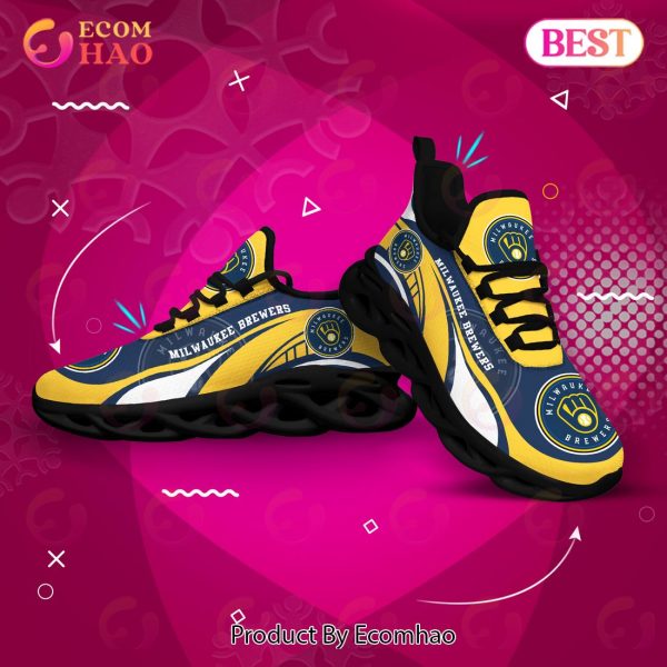 Milwaukee Brewers MLB Sneaker New Trending 2023 Summer Maxsoul Shoes
