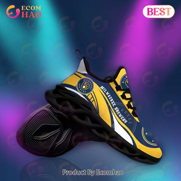 Milwaukee Brewers MLB Sneaker New Trending 2023 Summer Maxsoul Shoes