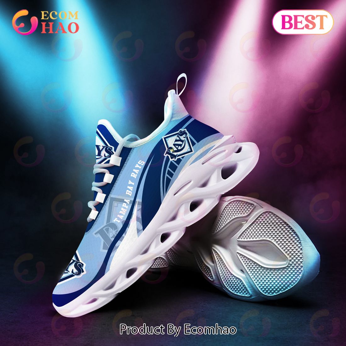 Tampa Bay Rays MLB Sneaker New Trending 2023 Summer Maxsoul Shoes