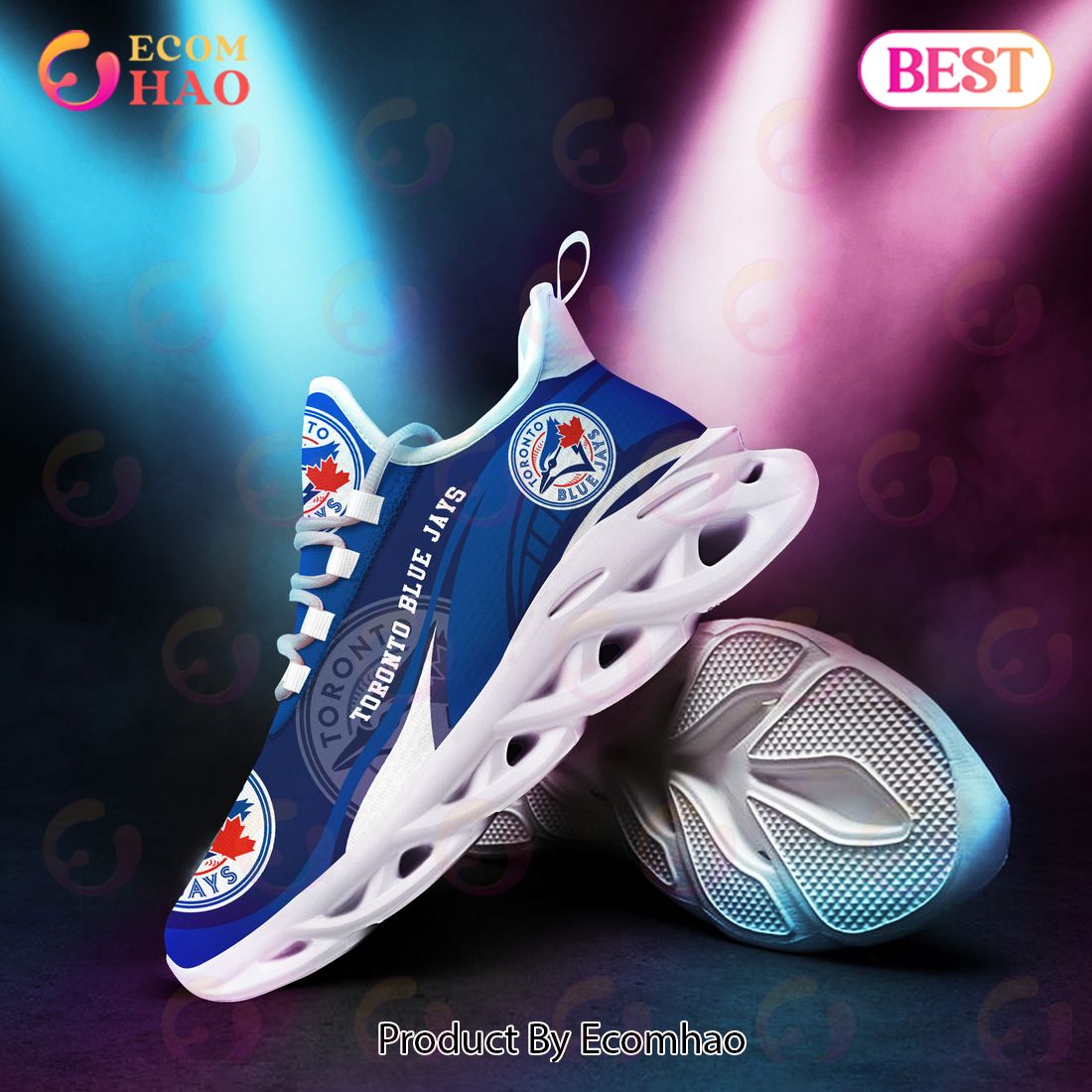 Toronto Blue Jays MLB Sneaker New Trending 2023 Summer Maxsoul Shoes