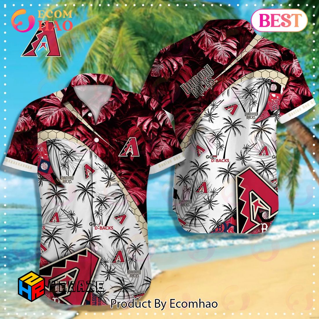 [SALE] Arizona Diamondbacks MLB Hawaiian Shirt