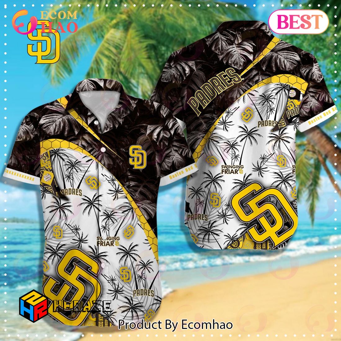 [SALE] San Diego Padres MLB Hawaiian Shirt