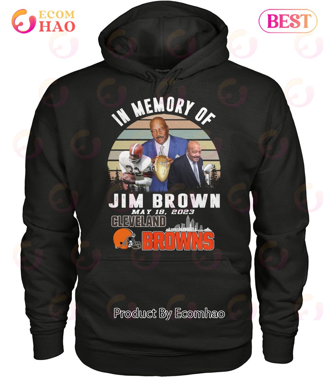 In Memory Of Jim Brown May 18, 2023 Cleveland Browns T-Shirt