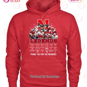 N Huskers Legends Thank You For The Memories T-Shirt