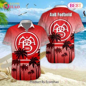Superliga AaB Fodbold Combo Hawaiian Shirt, Shorts And Flip Flop