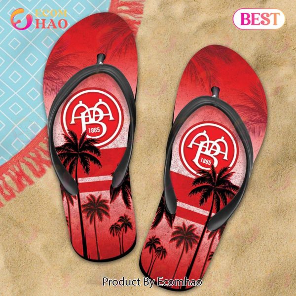 Superliga AaB Fodbold Combo Hawaiian Shirt, Shorts And Flip Flop