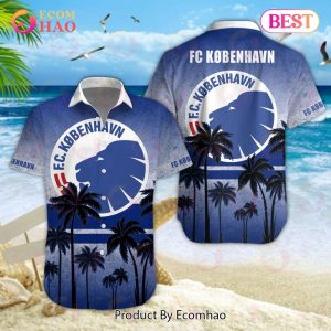 Superliga F.C. Kobenhavn Combo Hawaiian Shirt, Shorts And Flip Flop