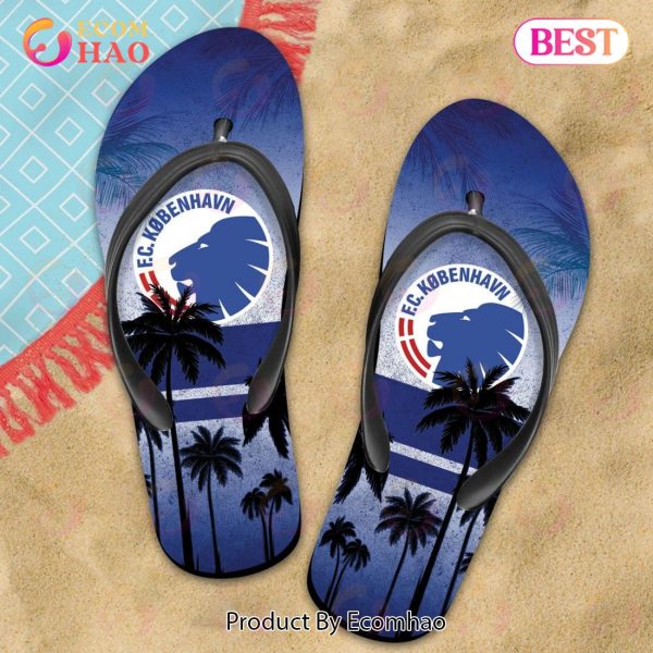 Superliga F.C. Kobenhavn Combo Hawaiian Shirt, Shorts And Flip Flop