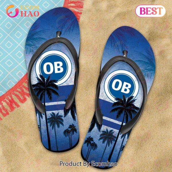 Superliga Odense Boldklub Combo Hawaiian Shirt, Shorts And Flip Flop