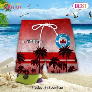 Superliga Silkeborg IF Combo Hawaiian Shirt, Shorts And Flip Flop