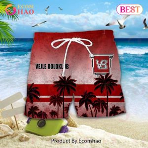 Superliga Vejle Boldklub Combo Hawaiian Shirt, Shorts And Flip Flop