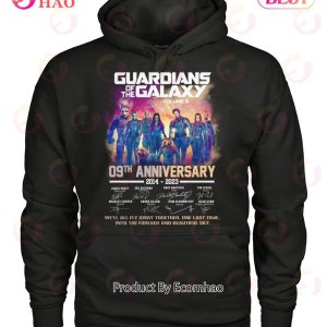 Guardians Of The Galaxy Volume 3 09th Anniversary 2014 – 2023 We’ll All Fly Away Together One Last Time Into The Forever And Beautiful Sky T-Shirt