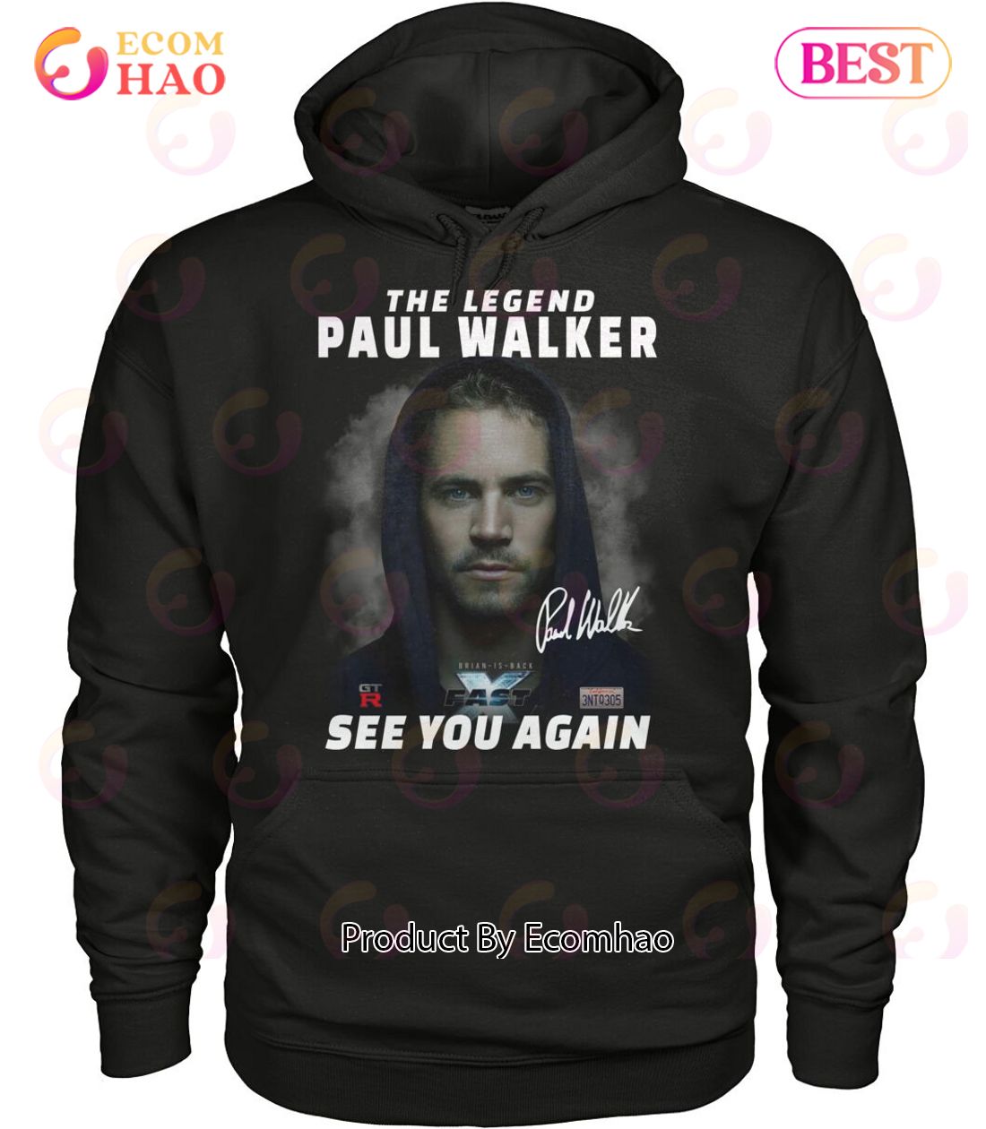 The Legend Paul Walker Fast X See You Again T-Shirt