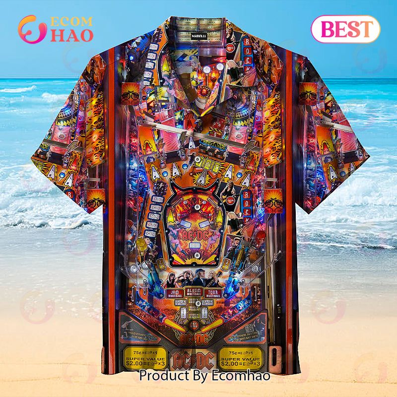 AC DC PINBALL Universal Hawaiian Shirt