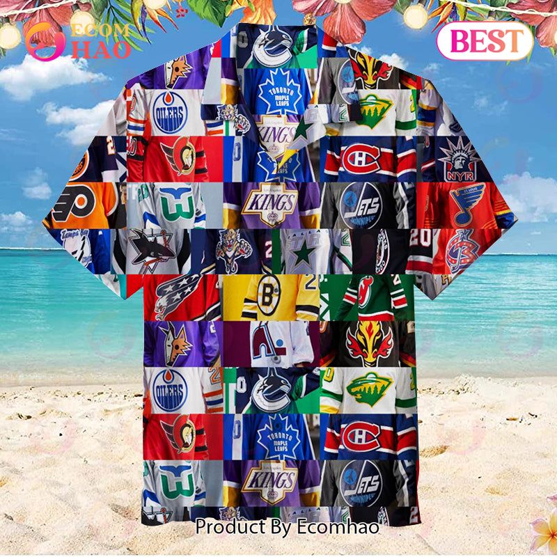 All NHL Reverse Retro Jerseys Hawaiian shirt