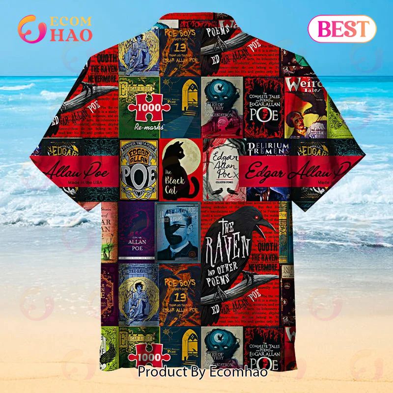 Edgar Allen Poe Universal Hawaiian Shirt