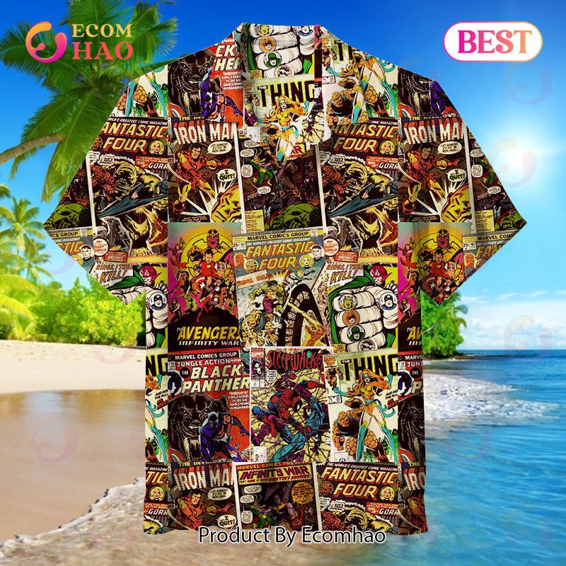 Marvel Comics Unisex Hawaiian Shirt