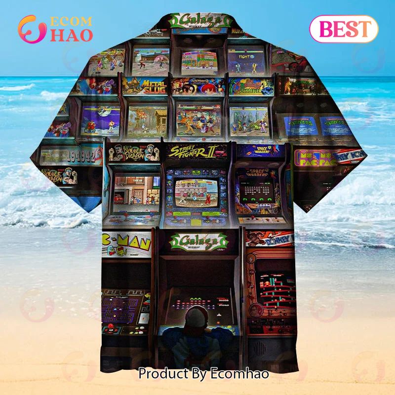 Nostalgic Arcade Game Universal Hawaiian Shirt