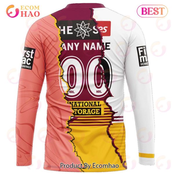 NRL Brisbane Broncos Special Mix Jersey T-Shirt