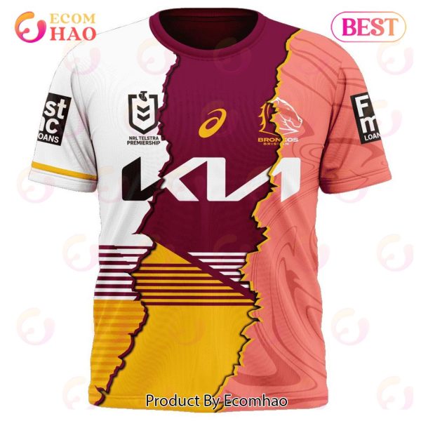 NRL Brisbane Broncos Special Mix Jersey T-Shirt