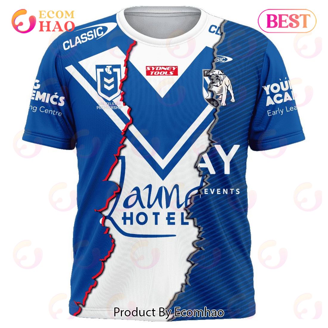 NRL Canterbury-Bankstown Bulldogs Special Mix Jersey T-Shirt