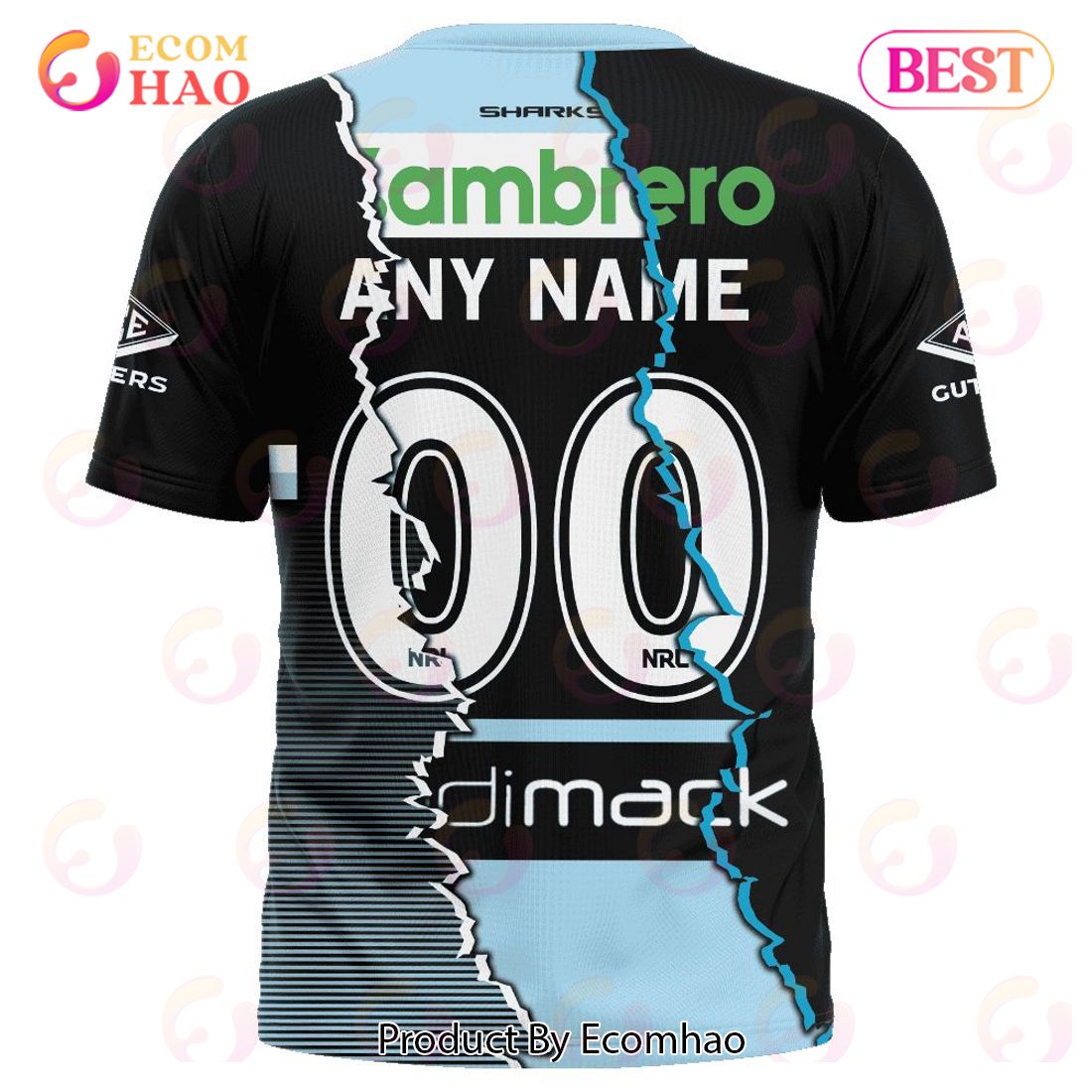 NRL Cronulla-Sutherland Sharks Special Mix Jersey T-Shirt