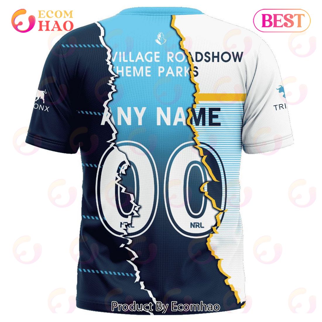 NRL Gold Coast Titans Special Mix Jersey T-Shirt