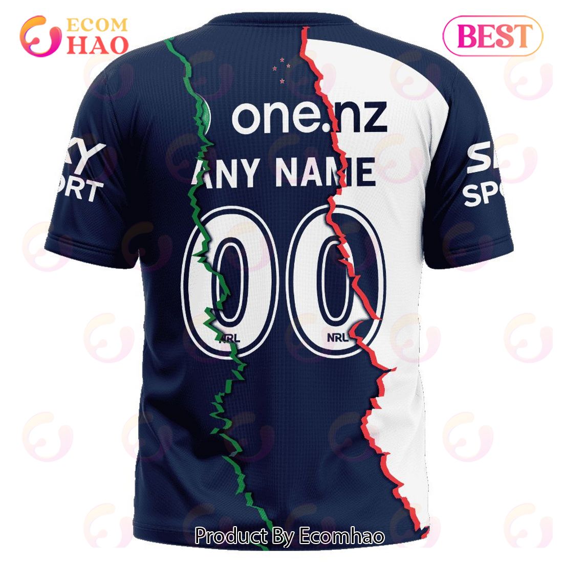 NRL New Zealand Warriors Special Mix Jersey T-Shirt