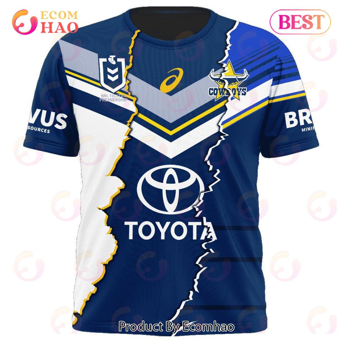 NRL North Queensland Cowboys Special Mix Jersey T-Shirt