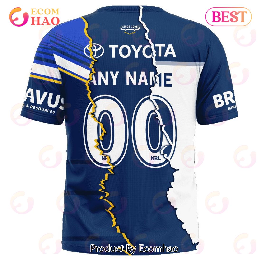 NRL North Queensland Cowboys Special Mix Jersey T-Shirt