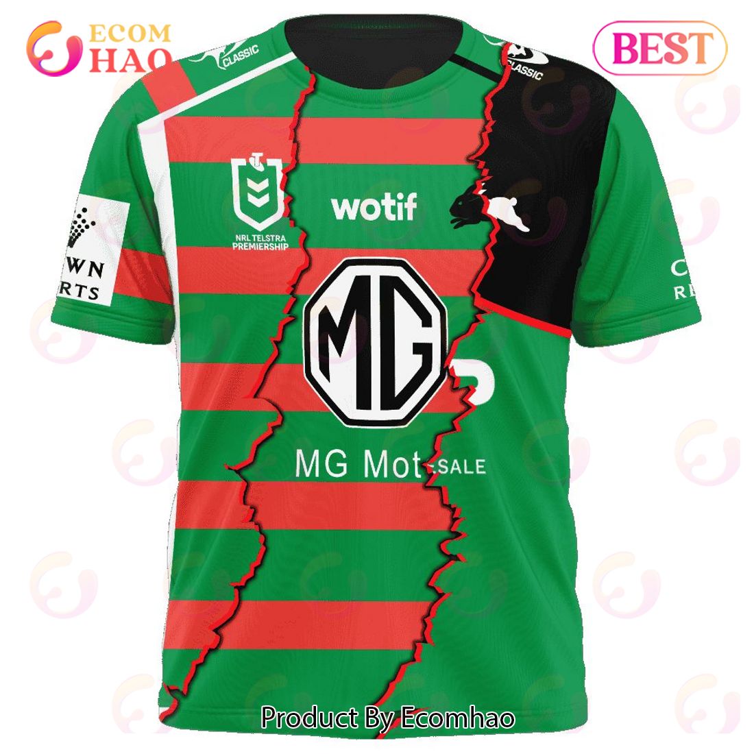 NRL South Sydney Rabbitohs Special Mix Jersey T-Shirt