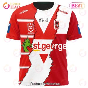 NRL St. George Illawarra Dragons Special Mix Jersey T-Shirt